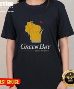 Stylish Green Bay Packers ladies tee featuring vibrant colors and a unique design, perfect for fans and casual wear.