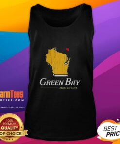 Stylish Green Bay Packers tank top, perfect for game day or casual wear, showcasing team spirit in vibrant colors.