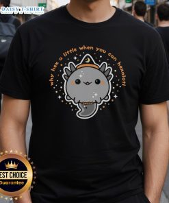 Hot Why Hex A Little When You Can Hexalotl T-Shirt featuring a colorful hexalotl graphic on a trendy tee.