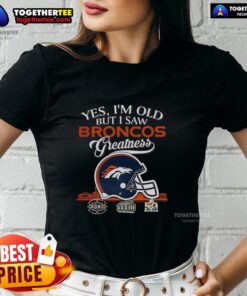 Denver Broncos Super Bowl helmet and skyline graphic on a ladies tee, celebrating NFL greatness for fans of all ages.