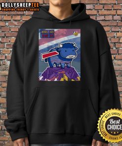 Alt Text: Buffalo Bills hoodie featuring 'Hot You Gotta Believe' design, perfect for fans cheering against the Baltimore Ravens.
