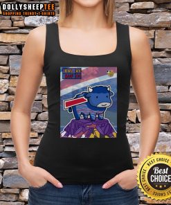 Buffalo Bills tank top featuring 'Hot You Gotta Believe' design, perfect for fans cheering against the Baltimore Ravens.