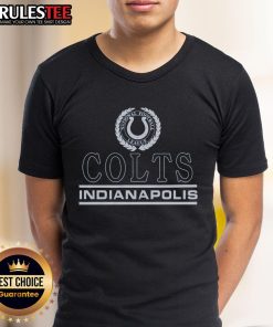 Awesome Indianapolis Colts Crest T-Shirt featuring bold team logo and vibrant colors, perfect for Colts fans.