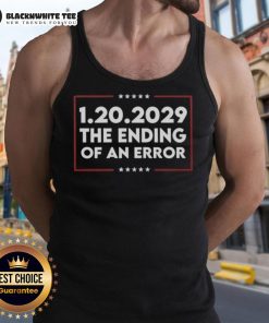 Nice 1.20.2029 The Ending Of An Error tank top featuring bold graphic design and stylish fit for casual wear.