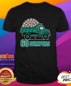Alt Text: Seattle Mariners T-Shirt featuring Nice 60 Big Dumpers design celebrating a historic season in baseball.