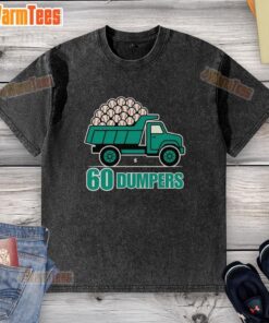 Seattle Mariners Nice 60 Big Dumpers Historic Season washed t-shirt showcasing team pride and vintage style.