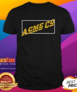 Nice Acme Co vintage t-shirt featuring retro design and soft fabric, perfect for casual wear and vintage fashion enthusiasts.
