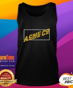 Vintage Acme Co tank top featuring a retro design and soft fabric, perfect for casual summer outfits.