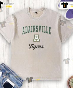 Adairsville Tigers school spirit washed t-shirt showcasing team pride in vibrant colors for sports enthusiasts.