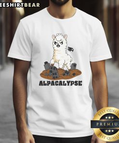 Nice Alpacalypse Alpaca T-Shirt featuring a whimsical alpaca graphic for casual, fun fashion lovers.