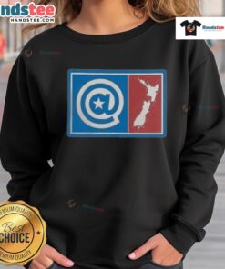 Cozy Nice Always Range 5 Coastlines sweatshirt featuring a vibrant coastal design, perfect for beach lovers.