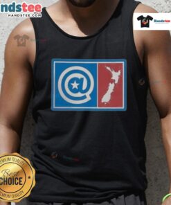 Nice Always Range 5 Coastlines tank top featuring a vibrant coastal design, perfect for summer style and beach outings.