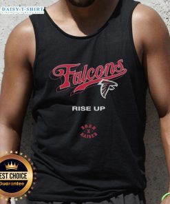 Alt Text: Nice Atlanta Falcons Born x Raised Rise Up Tank Top featuring team logo and bold design for fans.