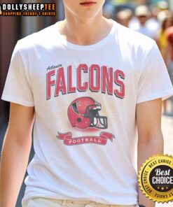 Nice Atlanta Falcons Historic Prime Play T-Shirt featuring team colors and logo, perfect for fans and collectors.