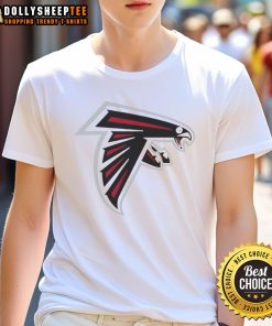 Nice Atlanta Falcons Logo T-Shirt featuring bold team colors and emblem, perfect for fans and casual wear.