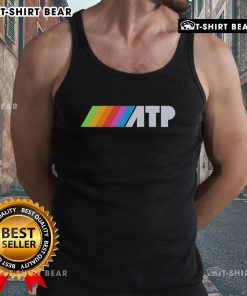 Nice ATP rainbow logo tank top featuring a vibrant design, perfect for summer casual wear and showcasing your style.