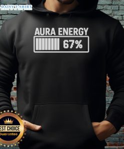 Gen Alpha slang hoodie featuring 'Nice Aura Energy' design, perfect for trendy kids and meme culture enthusiasts.