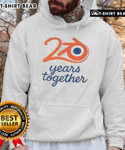 Alt Text: Nice Blender logo hoodie celebrating 20 years together, featuring a stylish design perfect for Blender enthusiasts.