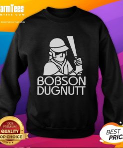Nice Bobson Dugnutt baseball sweatshirt featuring a vintage design, perfect for sports enthusiasts and casual wear.