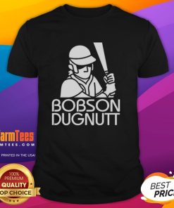 Nice Bobson Dugnutt baseball t-shirt featuring a stylish design, perfect for fans and casual wear.