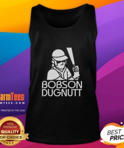 Nice Bobson Dugnutt baseball tank top featuring a vibrant design, perfect for summer sports and casual wear.