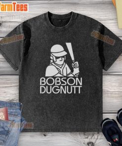 Nice Bobson Dugnutt baseball washed t-shirt featuring a vintage design and soft fabric for ultimate comfort.
