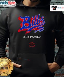 Nice Buffalo Bills One Family Script Hoodie featuring team colors and logo, perfect for fans and cozy game day wear.