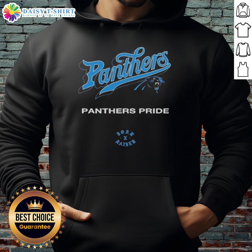 Nice Carolina Panthers Born X Raised Panthers Pride Hoodie