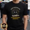 Funny 'Nice Cat Dont Bother Me Im In Another Universe' T-Shirt featuring a relaxed cat design, perfect for cat lovers.