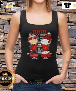 Nice Charlie Brown Ohio State Buckeyes Skyline Tank Top featuring Snoopy and Cleveland Browns for game day style.