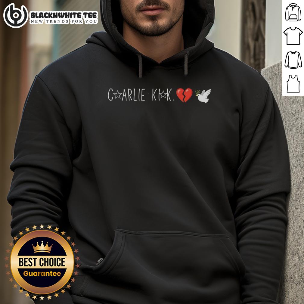 Nice Charlie Kirk Broken Heart Dove Hoodie Nice Charlie Kirk Broken Heart Dove Hoodie featuring a stylish design, perfect for casual wear and expressing individuality.