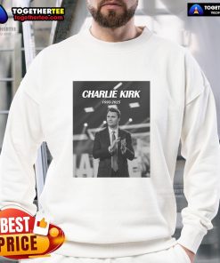 Nice Charlie Kirk Memorial Rest In Peace sweatshirt featuring a stylish design in memory of Charlie Kirk.