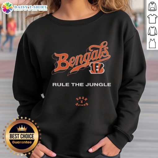 Nice Cincinnati Bengals Born x Raised Rule The Jungle Sweatshirt featuring bold team graphics and a stylish design.
