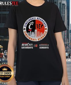 Nice Cincinnati Sports Bearcats Ladies Tee for Bengals Sundays, showcasing team spirit and style for fans.