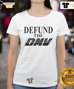 Nice Defund The DMV Ladies Tee featuring a stylish design, perfect for casual wear and expressing your beliefs.