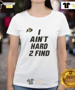 Nice Deion Sanders 'I Ain't Hard 2 Find' ladies tee featuring stylish design and comfortable fit for casual wear.