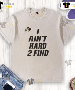 Nice Deion Sanders 'I Ain't Hard 2 Find' washed t-shirt featuring a stylish design for sports fans and fashion enthusiasts.