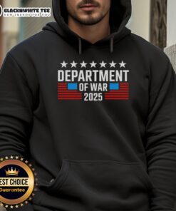 Alt Text: Cozy Nice Department of War Est 2025 USA hoodie, perfect for casual wear and showcasing patriotic style.