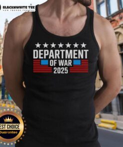 Nice Department of War Est 2025 USA tank top showcasing a bold design for military-inspired fashion enthusiasts.