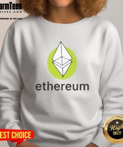 Nice Ethereum Green Genesis Sweatshirt featuring a stylish design, perfect for crypto enthusiasts and casual wear.