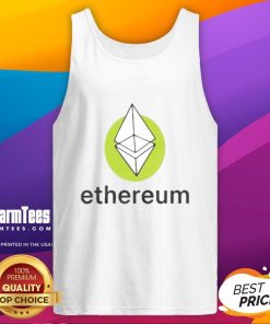 Stylish Nice Ethereum Green Genesis Tank Top featuring a vibrant design perfect for crypto enthusiasts.
