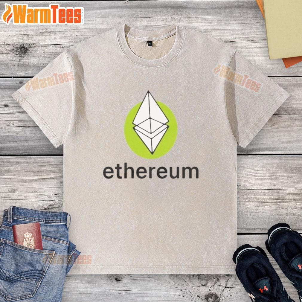 Nice Ethereum Green Genesis Washed T Shirt Nice Ethereum Green Genesis Washed T-Shirt featuring a stylish design, perfect for crypto enthusiasts and casual wear.