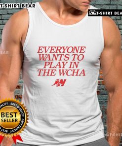 Stylish WCHA tank top with vibrant design, perfect for fans wanting to show their support in comfort and style.