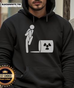 Stylish Nice-Ew-A-Spill-Radioactive-Waste-Hoodie showcasing a unique design featuring a spill graphic and vibrant colors.