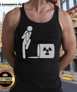 Nice Ew A Spill Radioactive Waste Tank Top design featuring vibrant graphics and bold text for environmental awareness.