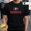 Alt Text: Nice Georgia logo football team T-shirt featuring vibrant colors and team branding, perfect for fans and game day.