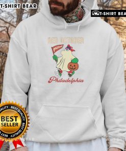 Nice Ghost Philadelphia Phillies Phanatic Red October Halloween Hoodie featuring a playful design for festive fans.