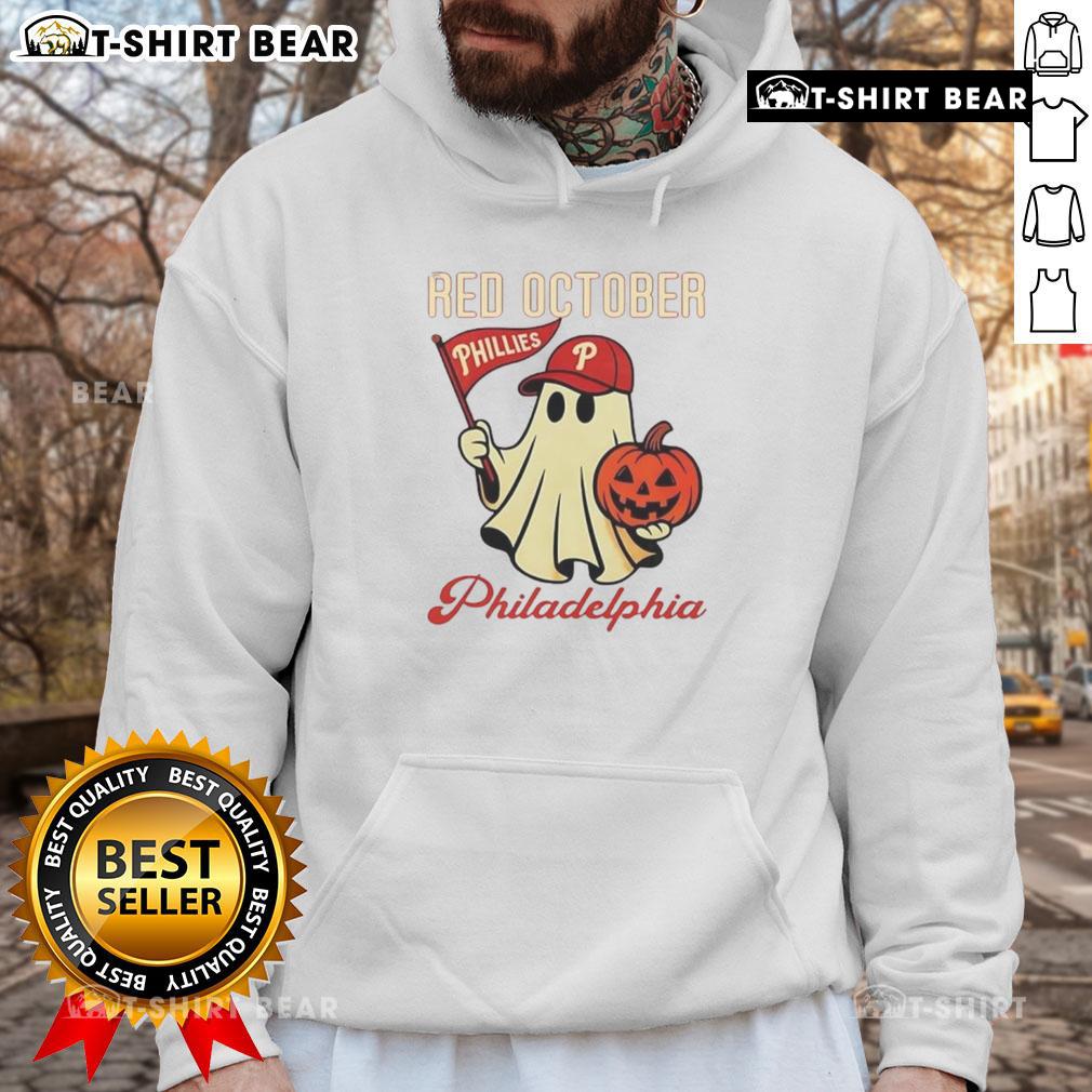 Nice Ghost Philadelphia Phillies Red October Halloween Hoodie Nice Ghost Philadelphia Phillies Red October Halloween Hoodie featuring a playful ghost design for festive fans.