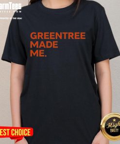 Nice Green Tree Ladies Tee featuring a stylish design, perfect for casual wear and nature lovers.