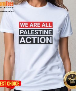 Nice Greta Thunberg 'We Are All Palestine' Action Ladies Tee showcasing a powerful message on climate justice and solidarity.